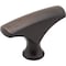 Elements 1-5/8" Overall Length Brushed Oil Rubbed Bronze Aiden Cabinet "T" Knob 993DBAC - alternate 1